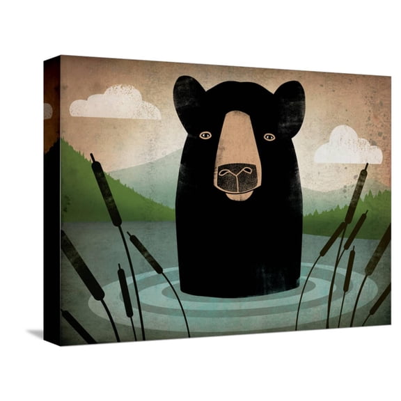 Art.com Skinny Dip Stretched Canvas Print Wall Art by Ryan Fowler, 16" x 12"