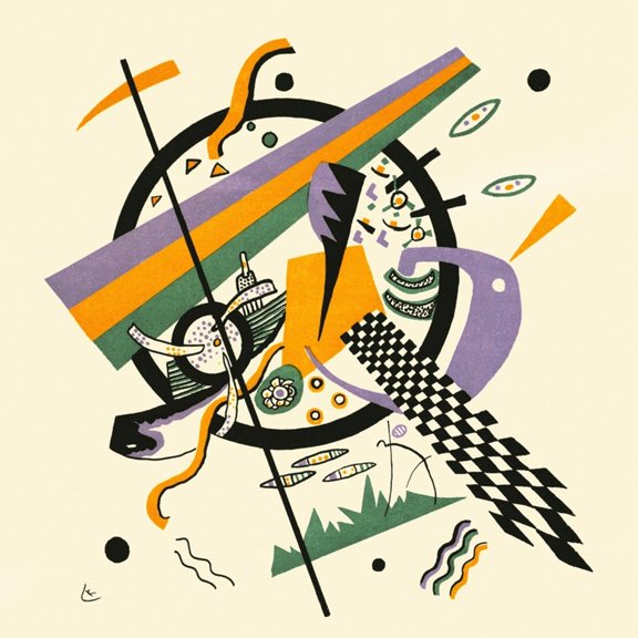 Art.com Small Worlds By Kandinsky Art Print by Wassily Kandinsky, 16" x 16"