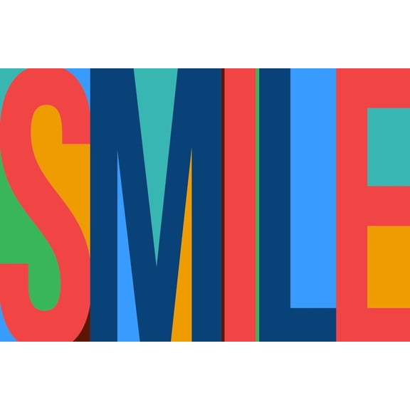 Art.com Smile Art Print by PI Studio, 18" x 12"
