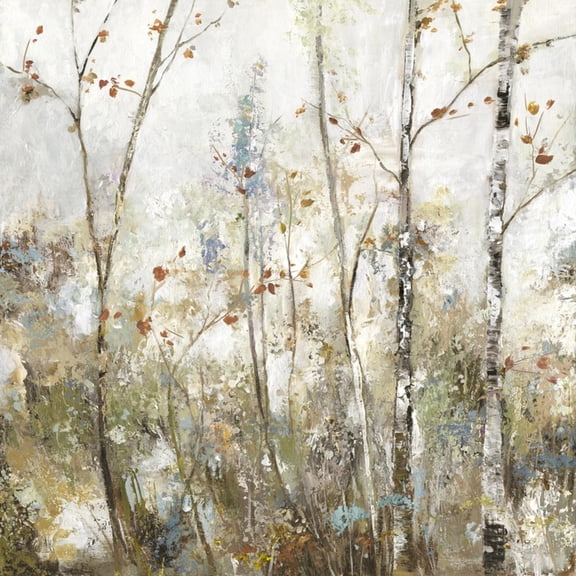 Art.com Soft Birch Forest I Art Print by Allison Pearce, 16" x 16"