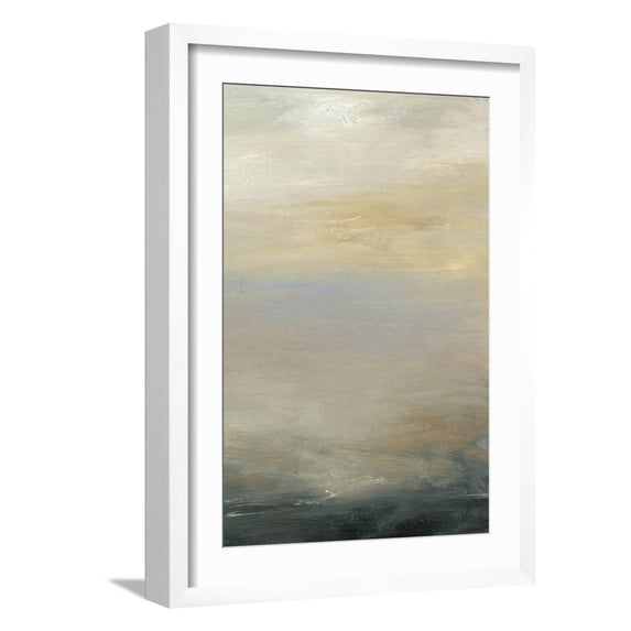 Art.com Soft Horizon II Art Print by Sharon Gordon, White Frame Wall Art, 17" x 23"