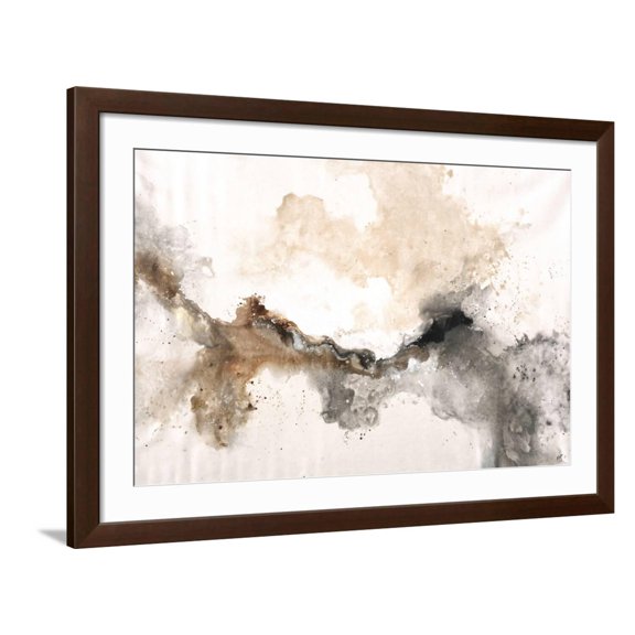 Art.com Soft Stream Giclee Print by Rikki Drotar, Brown Frame Wall Art, 44" x 32"