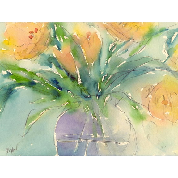 Art.com Something Floral III Art Print by Samuel Dixon, 16" x 12"