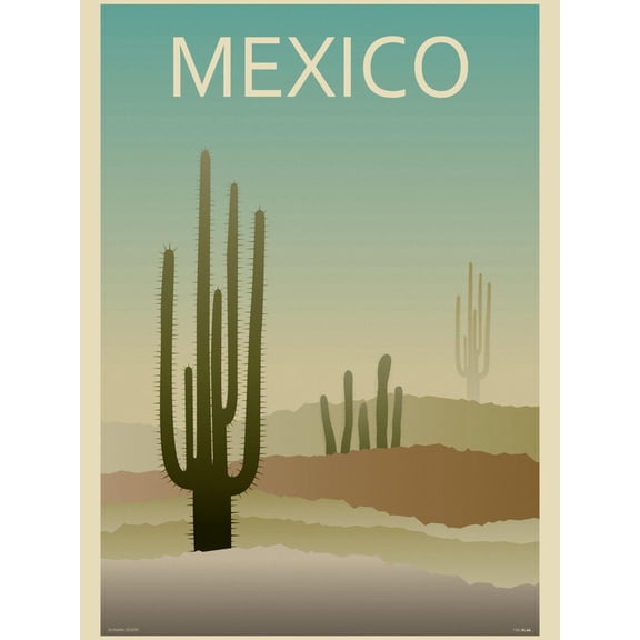 Art.com Sonoran Desert Art Print by Frk. Blaa, 18" x 24"