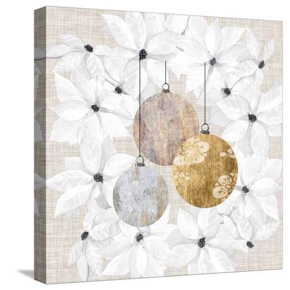 Art.com Sophisticated Christmas IV Stretched Canvas Print Wall Art by Grace Popp, 16" x 16"