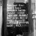 Soul Food; Menu in the Window of a Restaurant, Detroit