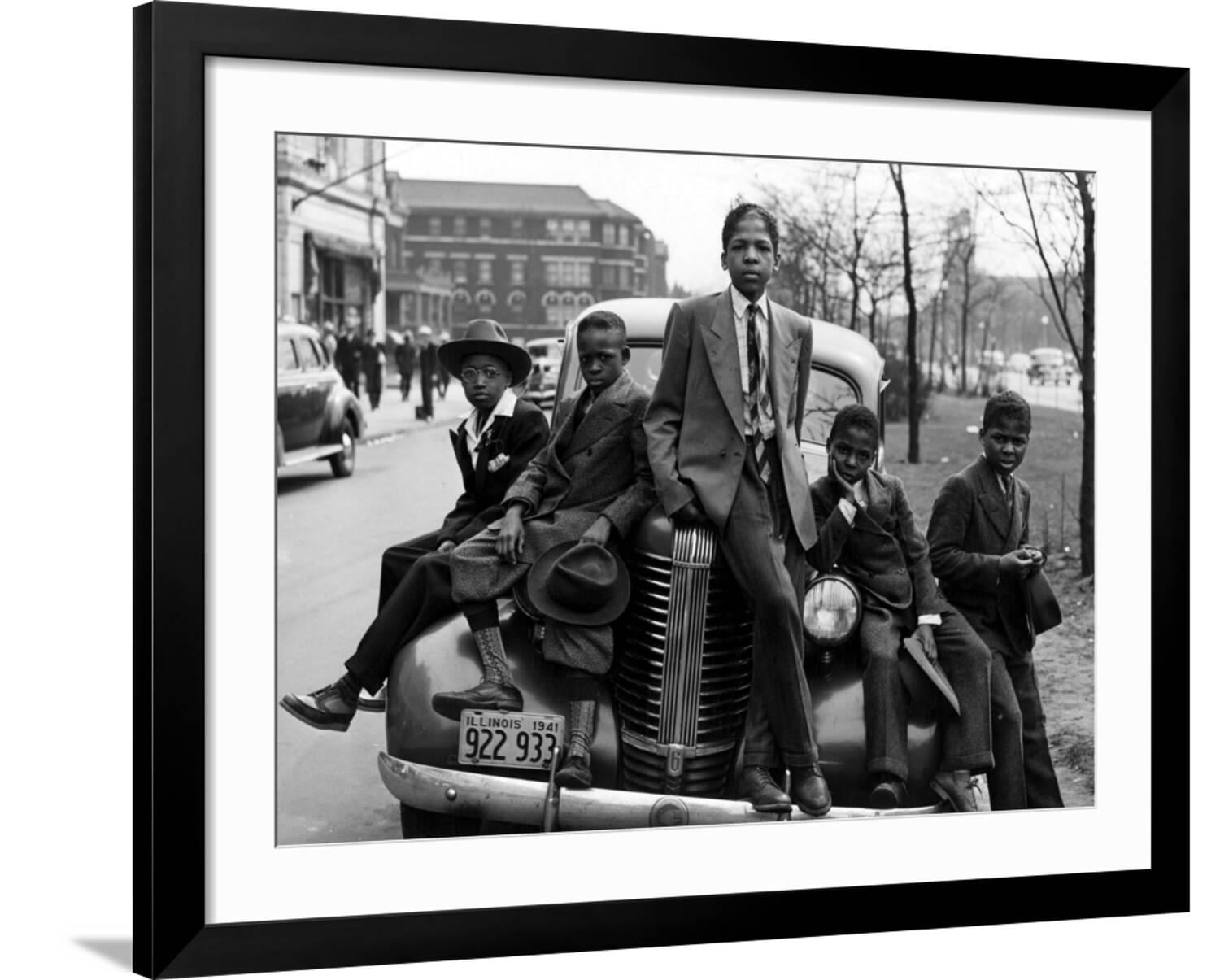 Art.com Southside Boys, Chicago, 1941 Photo by Russell Lee, Black Frame ...