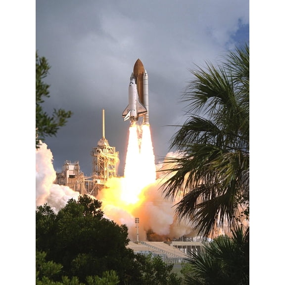 Art.com Space Shuttle Endeavour Launch Was the 57th Space Shuttle Mission, June 21,1993 Photo, 12" x 16"