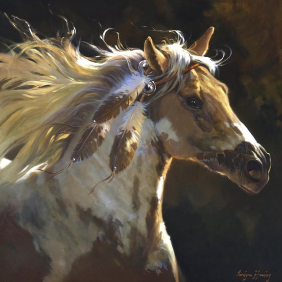Art.com Spirit Horse Art Print by Carolyne Hawley, 24" x 24"
