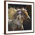 thumbnail image 1 of Art.com Spirit Horse Art Print by Carolyne Hawley, Brown Frame Wall Art, 29" x 29", 1 of 5