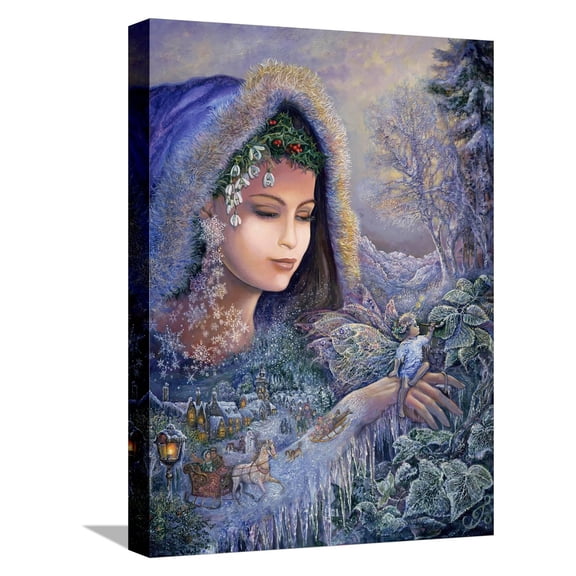 Art.com Spirit Of Winter Stretched Canvas Print Wall Art by Josephine Wall, 12" x 16"