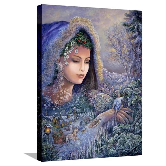 Art.com Spirit Of Winter Stretched Canvas Print Wall Art by Josephine Wall, 18" x 24"
