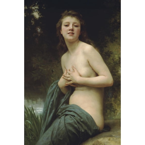 Art.com Spring Breeze Art Print by William Adolphe Bouguereau, 12" x 18"