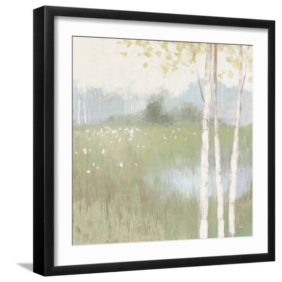 Art.com Spring Fling II Cool Art Print by Julia Purinton, Black Frame Wall Art, 21" x 21"
