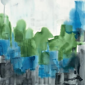 Art.com Spring Forest 2-Square Art Print by Tina Epps, 16" x 16"