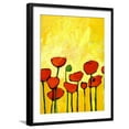 thumbnail image 1 of Art.com Spring Poppies 2 Art Print by Patty Baker, Black Frame Wall Art, 23" x 29", 1 of 5