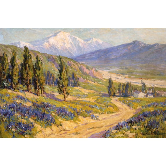 Art.com Springtime San Gabriel Valley Art Print by Benjamin Chambers, 36" x 24"