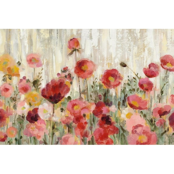 Art.com Sprinkled Flowers Crop Art Print by Silvia Vassileva, 24" x 16"