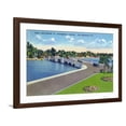 thumbnail image 1 of Art.com St. Petersburg, Florida - Snell Isle Bridge View Art Print by Lantern Press, Brown Frame Wall Art, 44" x 32", 1 of 5