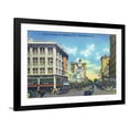 thumbnail image 1 of Art.com St. Petersburg, Florida - View Down Central Avenue Art Print by Lantern Press, Black Frame Wall Art, 44" x 32", 1 of 5