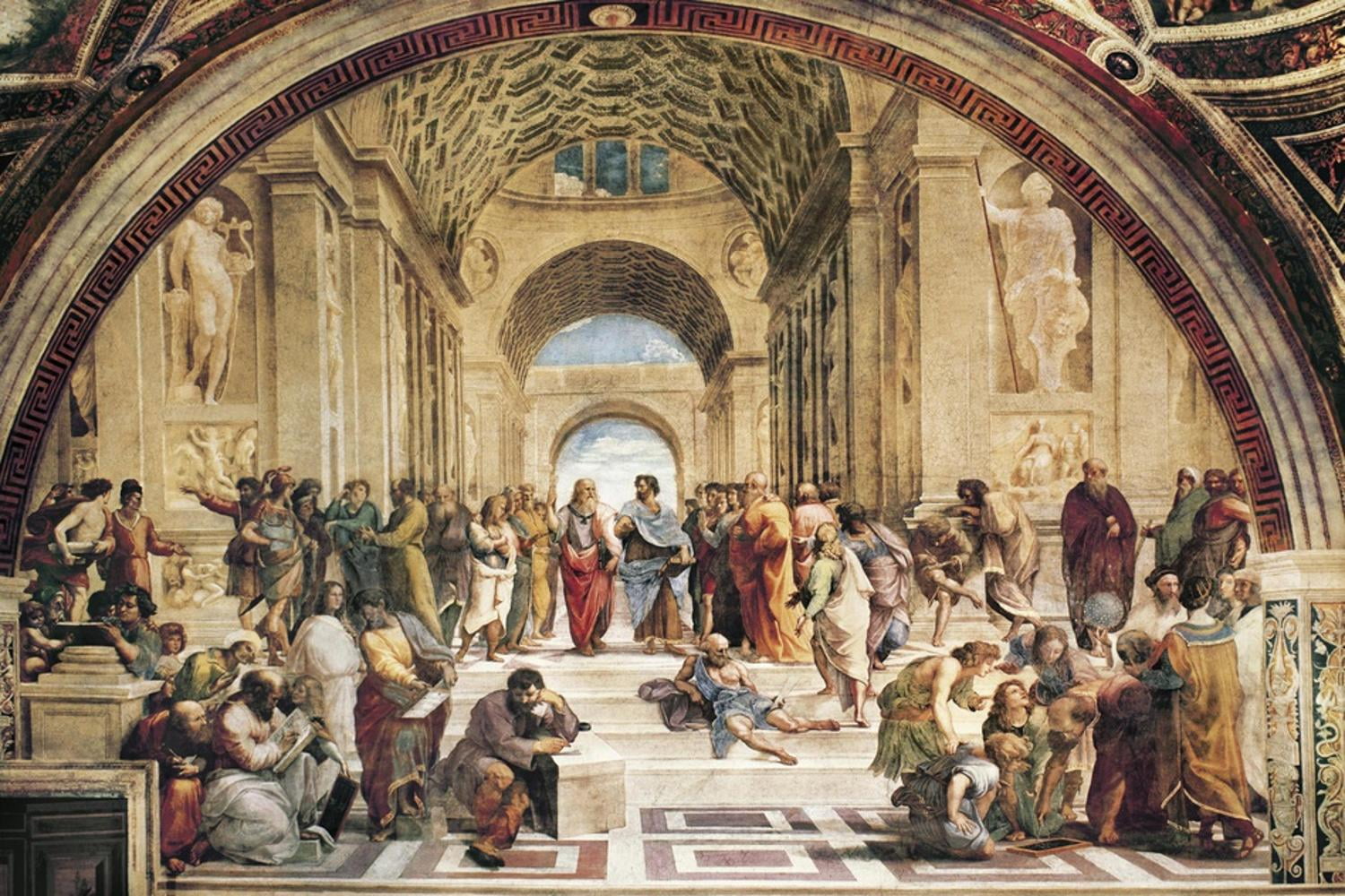 Raphael's School of Athens Unframed Art Print, 36" x 24"