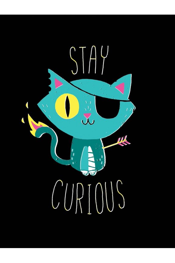 Stay Curious Art Print by Michael Buxton, 12" x 16"