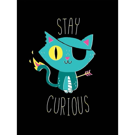 Art.com Stay Curious Art Print by Michael Buxton, 12" x 16"