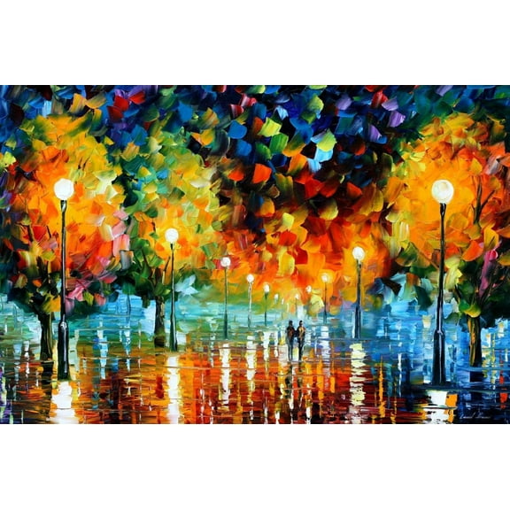 Art.com Storm Of Happiness Art Print by Leonid Afremov, 18" x 12"
