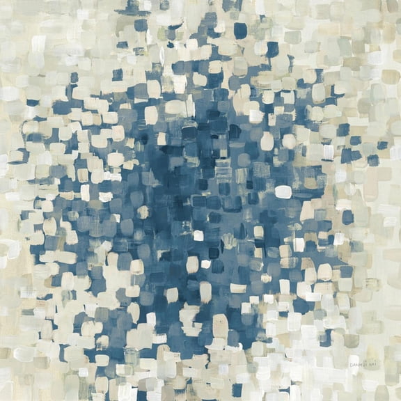 Art.com Summer Blocks Blue Art Print by Danhui Nai, 16" x 16"