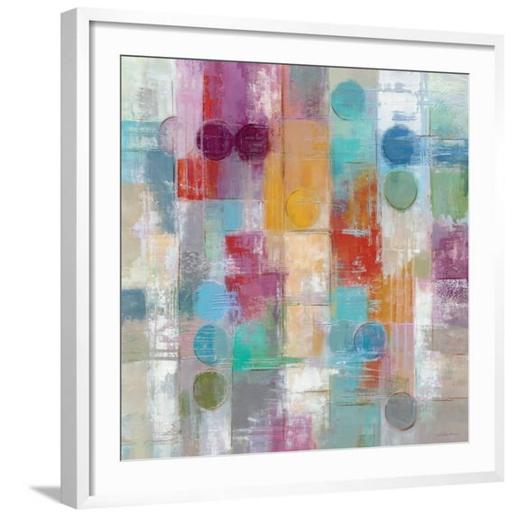Art.com Summer Rain Art Print by Silvia Vassileva, White Frame Wall Art, 29" x 29"