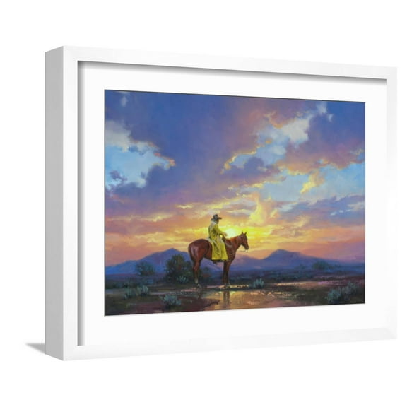 Art.com Sun Burn Art Print by Jack Sorenson, White Frame Wall Art, 21" x 17"