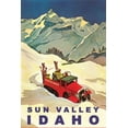 thumbnail image 1 of Art.com Sun Valley, Idaho, Vintage Truck with Skiers Art Print, 12" x 18", 1 of 4