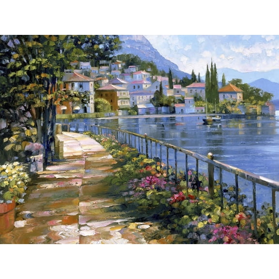 Art.com Sunlit Stroll Art Print by Howard Behrens, 16" x 12"