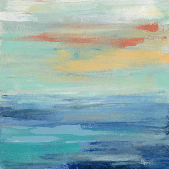 Art.com Sunset Beach II Art Print by Silvia Vassileva, 16" x 16"