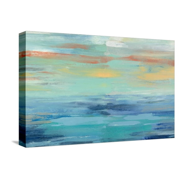 Art.com Sunset Beach III Stretched Canvas Print Wall Art by Silvia Vassileva, 18" x 12"