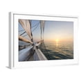 thumbnail image 1 of Art.com Sunset Cruise on the Western Union Schooner in Key West Florida, USA Photographic Print by Chuck Haney, White Frame Wall Art, 29" x 21", 1 of 5