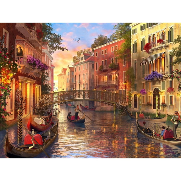 Art.com Sunset in Venice Art Print by Dominic Davison, 32" x 24"