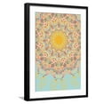 thumbnail image 1 of Art.com Sunshine Floral Mandala Art Print, Black Frame Wall Art, 21" x 29", 1 of 5