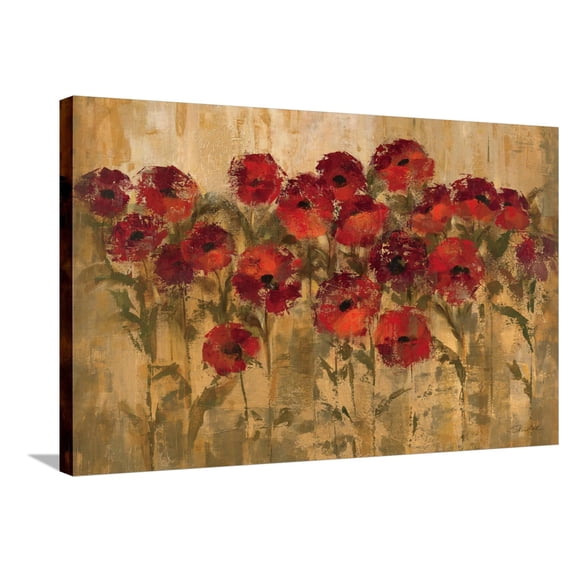 Art.com Sunshine Florals Stretched Canvas Print Wall Art by Silvia Vassileva, 36" x 24"