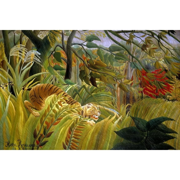 Art.com Surprise Art Print by Henri Rousseau, 24" x 16"