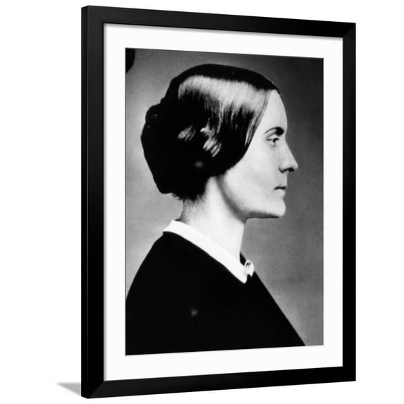 Art.com Susan B. Anthony, American Civil Rights Leader, 1860 Photo, Black Frame Wall Art, 32" x 40"