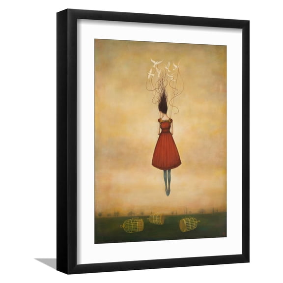 Art.com Suspension of Disbelief Art Print by Duy Huynh, Black Frame Wall Art, 17" x 21"