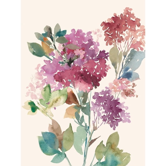 Art.com Sweet Hydrangea I Art Print by Asia Jensen, 12" x 16"