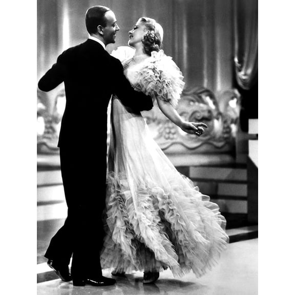 Art.com Swing Time, Fred Astaire, Ginger Rogers, 1936 Photo, 12" x 16"