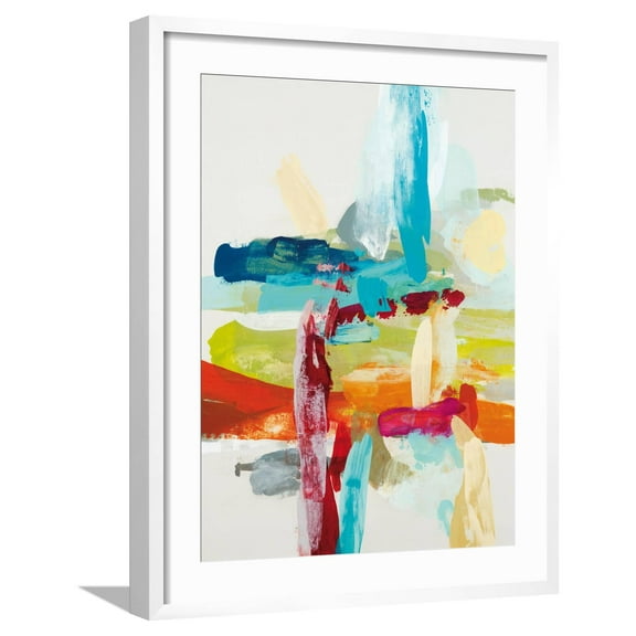 Art.com Synergy I Art Print by Randy Hibberd, White Frame Wall Art, 23" x 29"