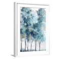 thumbnail image 1 of Art.com Teal Blue Forest II Art Print by Luna Mavis, White Frame Wall Art, 21" x 29", 1 of 5