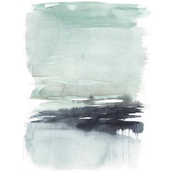 Art.com Teal Moor II Art Print by Jennifer Goldberger, 12" x 16"