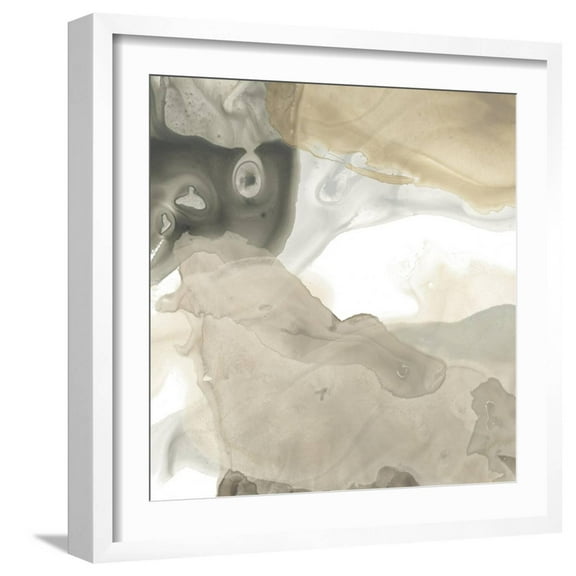 Art.com Tectonic Drift IV Art Print by June Erica Vess, White Frame Wall Art, 21" x 21"
