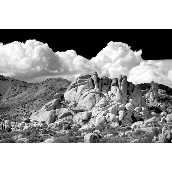 Art.com Texas Canyon Rocks BW Photo by Douglas Taylor, 18" x 12"