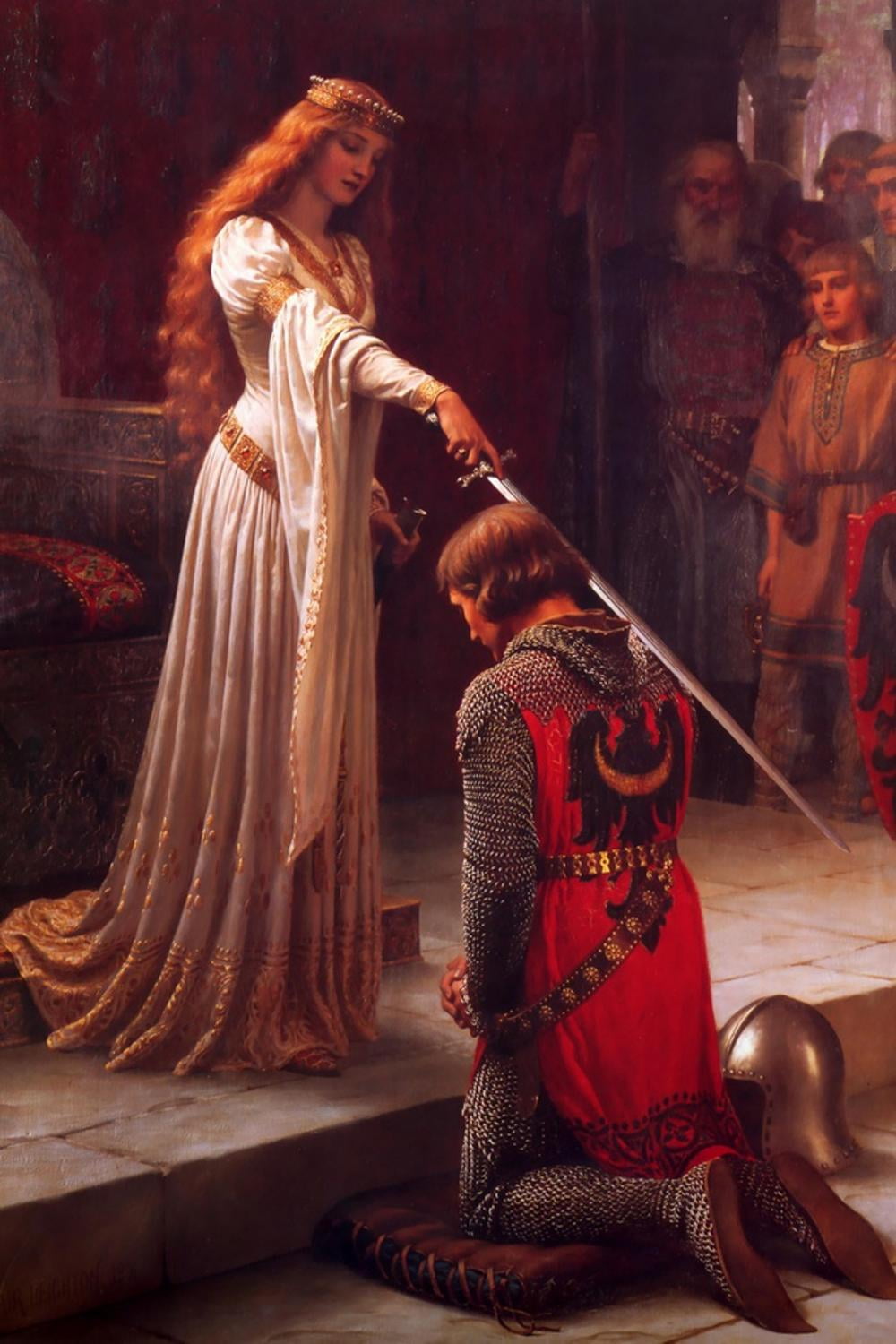Art.com The Accolade Art Print by Edmund Blair Leighton, 12" x 18"